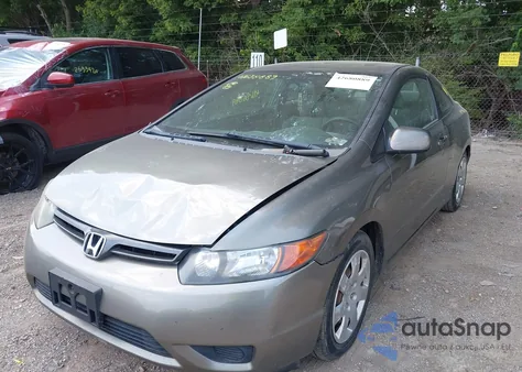 2006 Honda Civic Lx из США, поврежденный, VIN 2HGFG126X6H574396